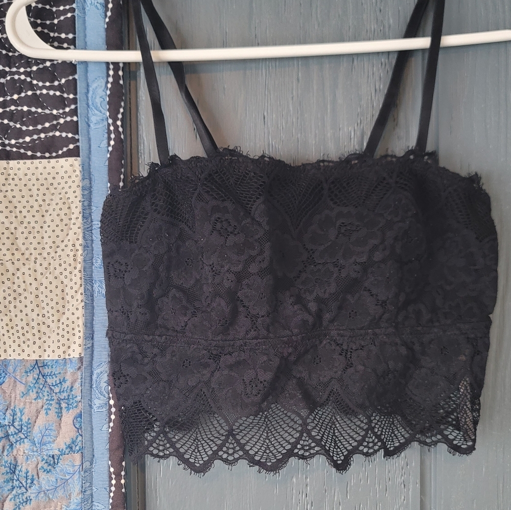 Aerie Black Lace Bralette